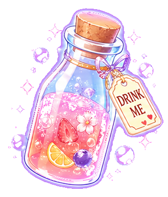 DRINK ME 果汁瓶